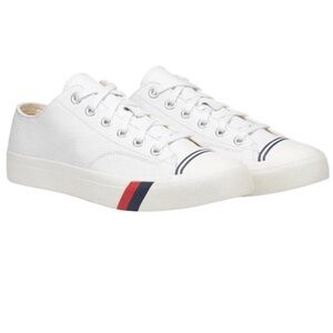 Pro-Keds Royal Lo Lace Up White Leather Shoes Sneaker